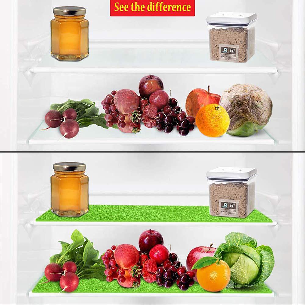 Refrigerator Filter Sponge, Refrigerator Filter Anti-Mold Sponge, Mildew Proof Fruit Veggie Sponge Pads - Image 2