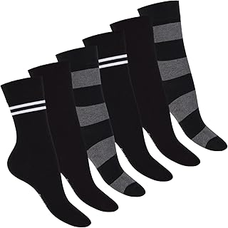 Sponsored You’re seeing this ad based on the product’s relevance to your search query.Learn more about this advertisement Footstar 6 Pairs of Women's Men's Striped Socks