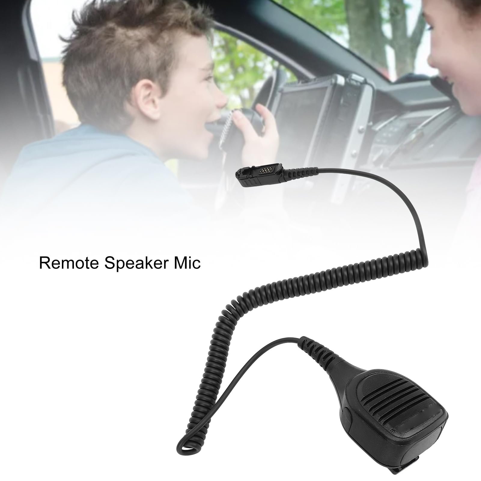 Micrófono de Altavoz Remoto PMMN4076A, Micrófono de Hombro con Conector de Audio de 3,5 mm para Radios Portátiles