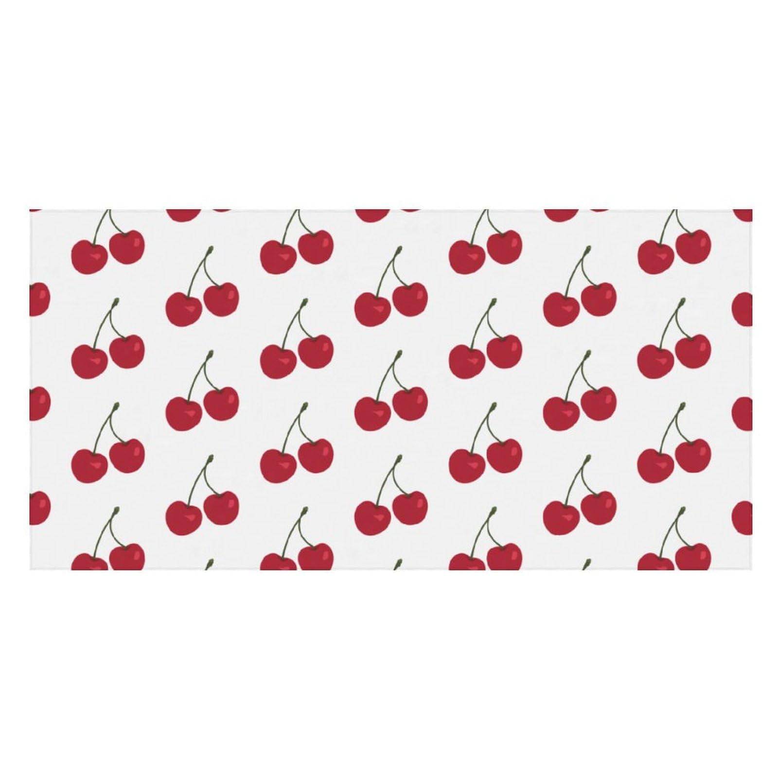 LWORZIIB Beach Towel, Fruit Cherry Bath Towel, Pool Towel Great for Gym Swimming 80 X 160cm