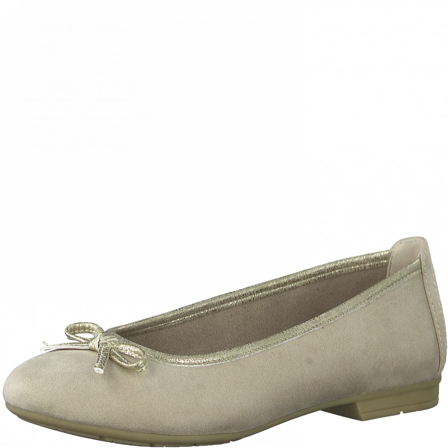 Jana Women's 8-8-22164-28-400 Ballet Flat, Beige, 3 UK Wide
