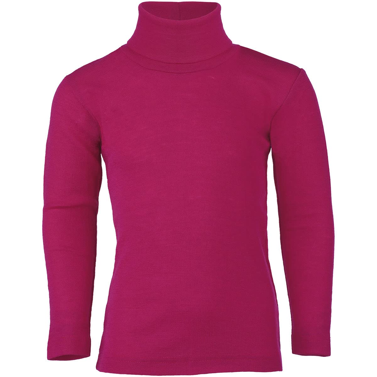 Engel Merino Lana Seda niños cuello alto camiseta niño niña ropa interior térmica orgánica