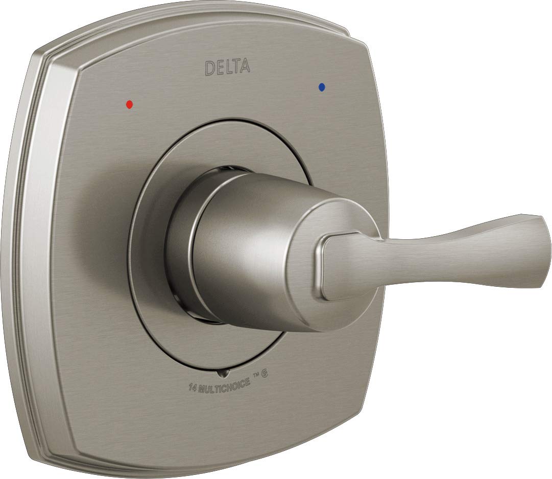 Garniture de valve Delta T14076-SS acier inoxydable douche mitigeur