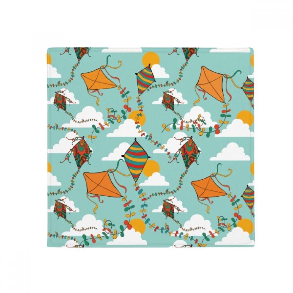 Tapis de sol multicolore géométrie cerf-volant antidérapant pour animaux et cuisine