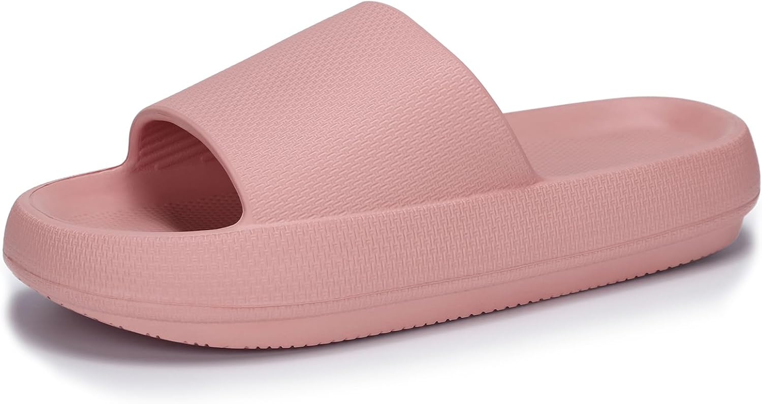 Sandalias welltree slides para mujer y hombre antideslizantes para ba o y  ducha suela suave y gruesa toboganes para interiores y exteriores