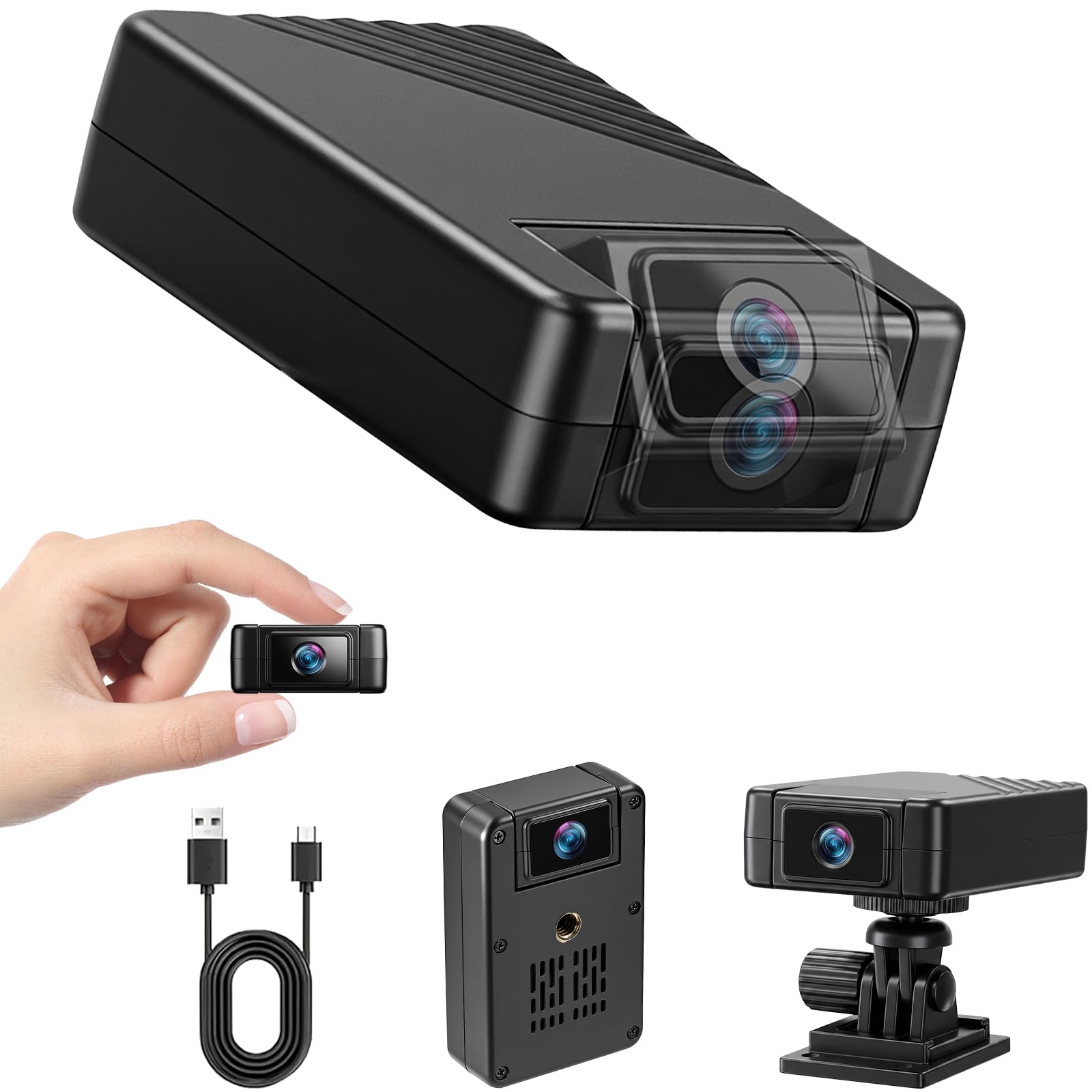 Mini Cámara Espía Oculta Sin WiFi – 2K Invisible para Interior