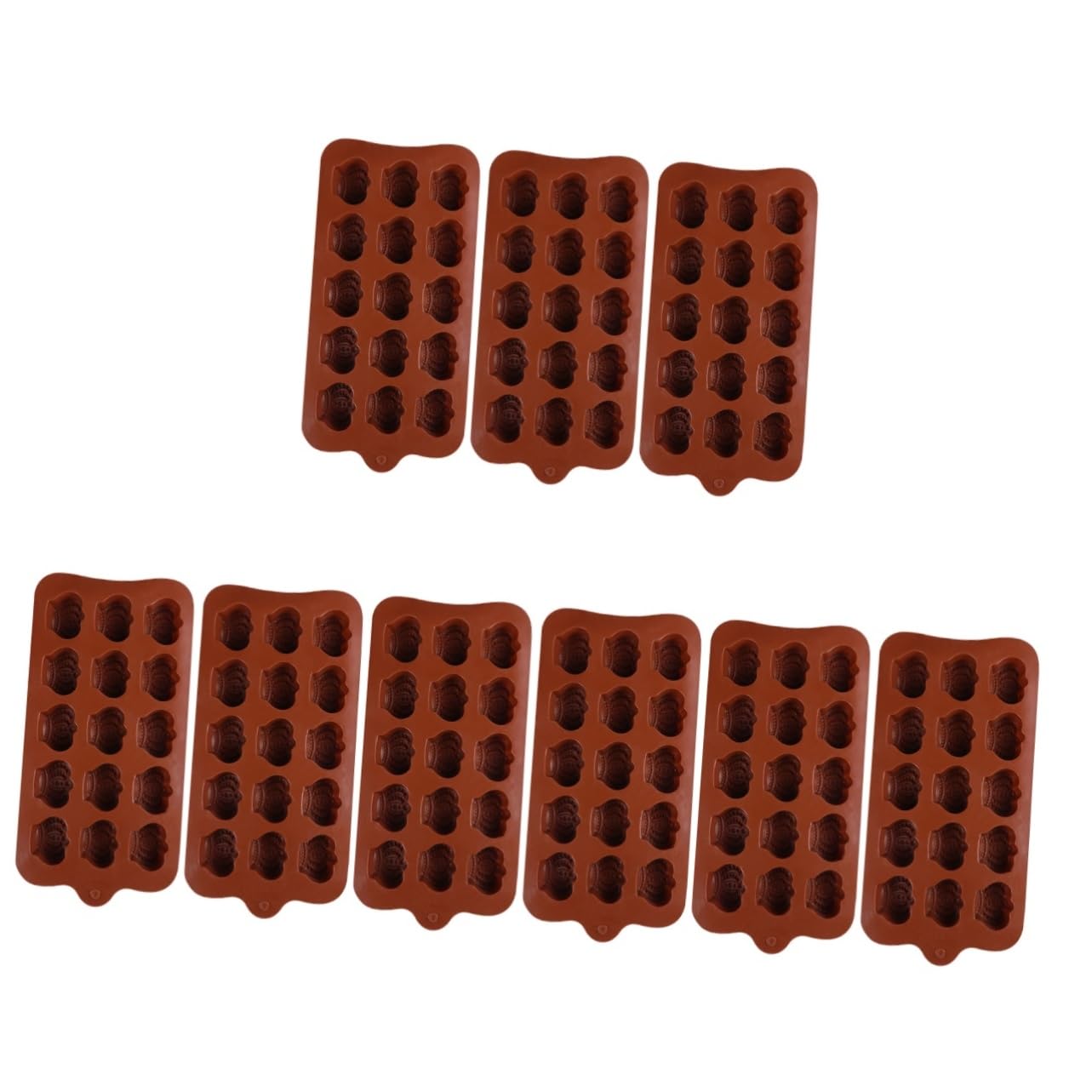Lot De 3 Petits Moules À Chocolat En Silicone Pour Bonbons Outils De Cuisson 3 Pièces X 3
