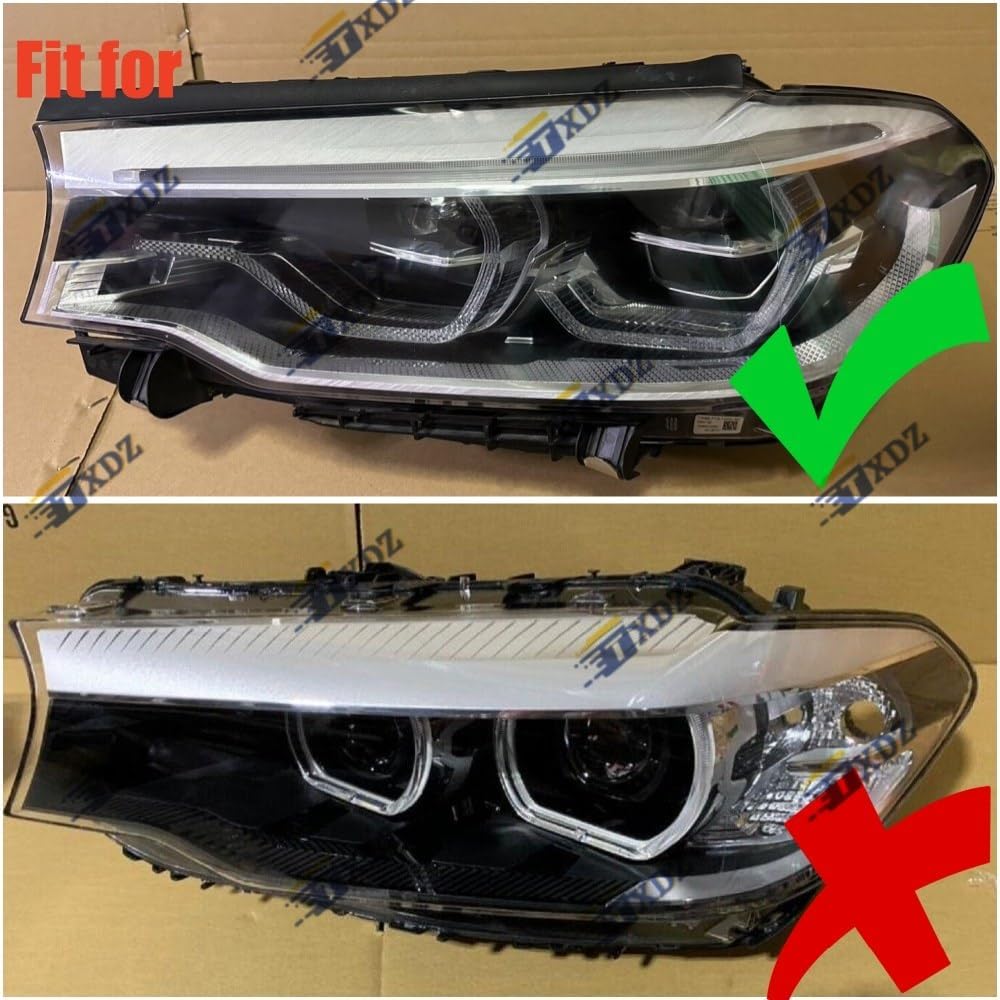 Yellow DRL Golden Eye Modules For 2017-2020 B-MW G30 530i 530iX 540i 540iX M550iX 540dX 530e 530eX Adaptive LED Headlight, Angle Eye Yellow Daytime Running Light Modules (Ice Blue)