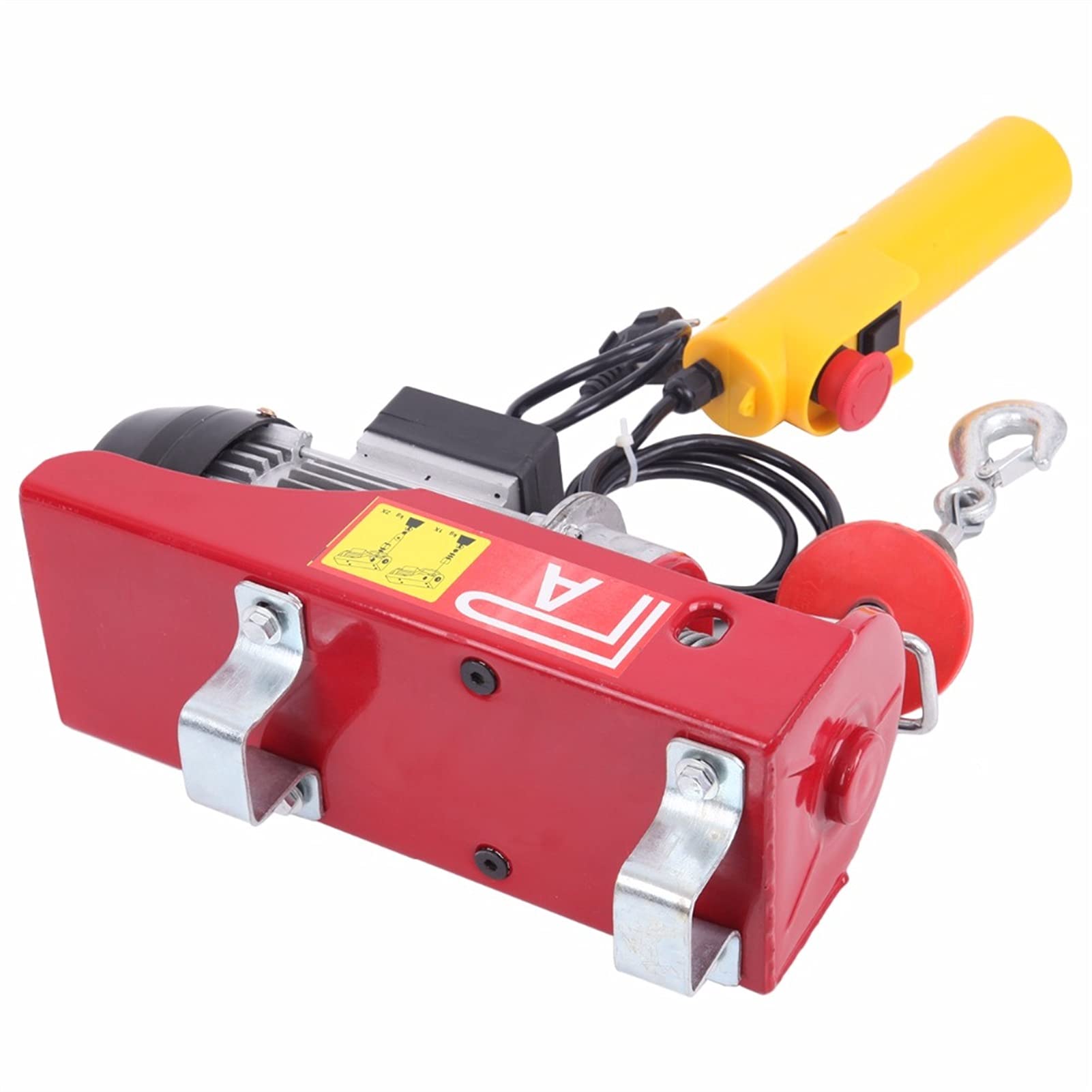 Wyciągarka elektryczna, 250 kg Wciągarka elektryczna dźwigowa dźwigowa napowietrzna Garage Winch Zdalnego sterowania Auto Podnośnik