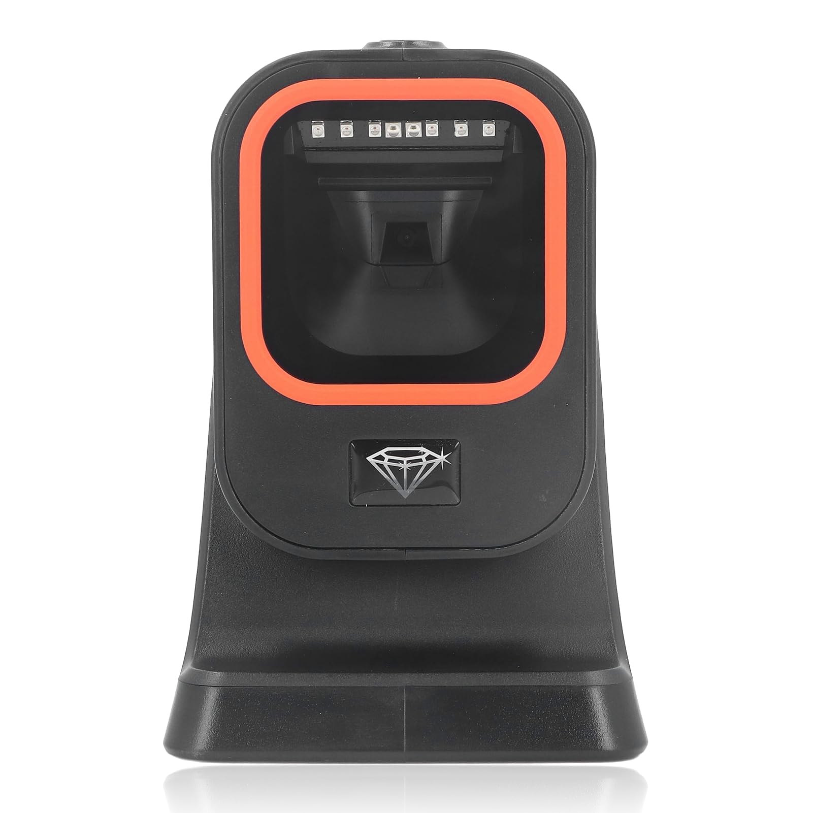 Scanner de Codes-Barres de Bureau, Scanner Filaire USB 1D 2D, Détection Automatique pour pour pour Lecteur de Codes-Barres QR Mains Libres pour Entrepôt, supermarché,