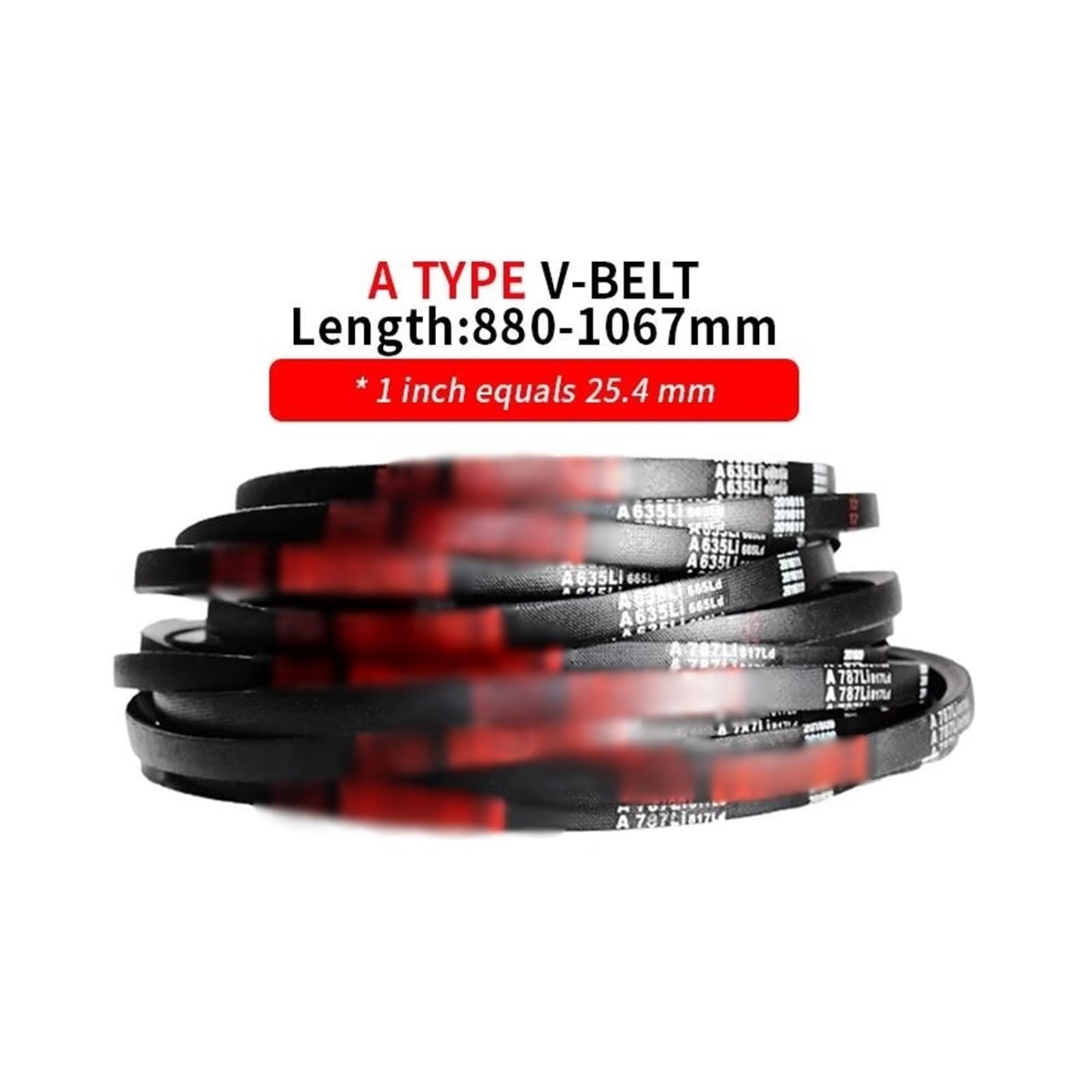 Cinghia Di Trasmissione Trapezoidale Othmro O-660 - Gomma, Circonferenza Interna 66 Cm, Per Uso Industriale