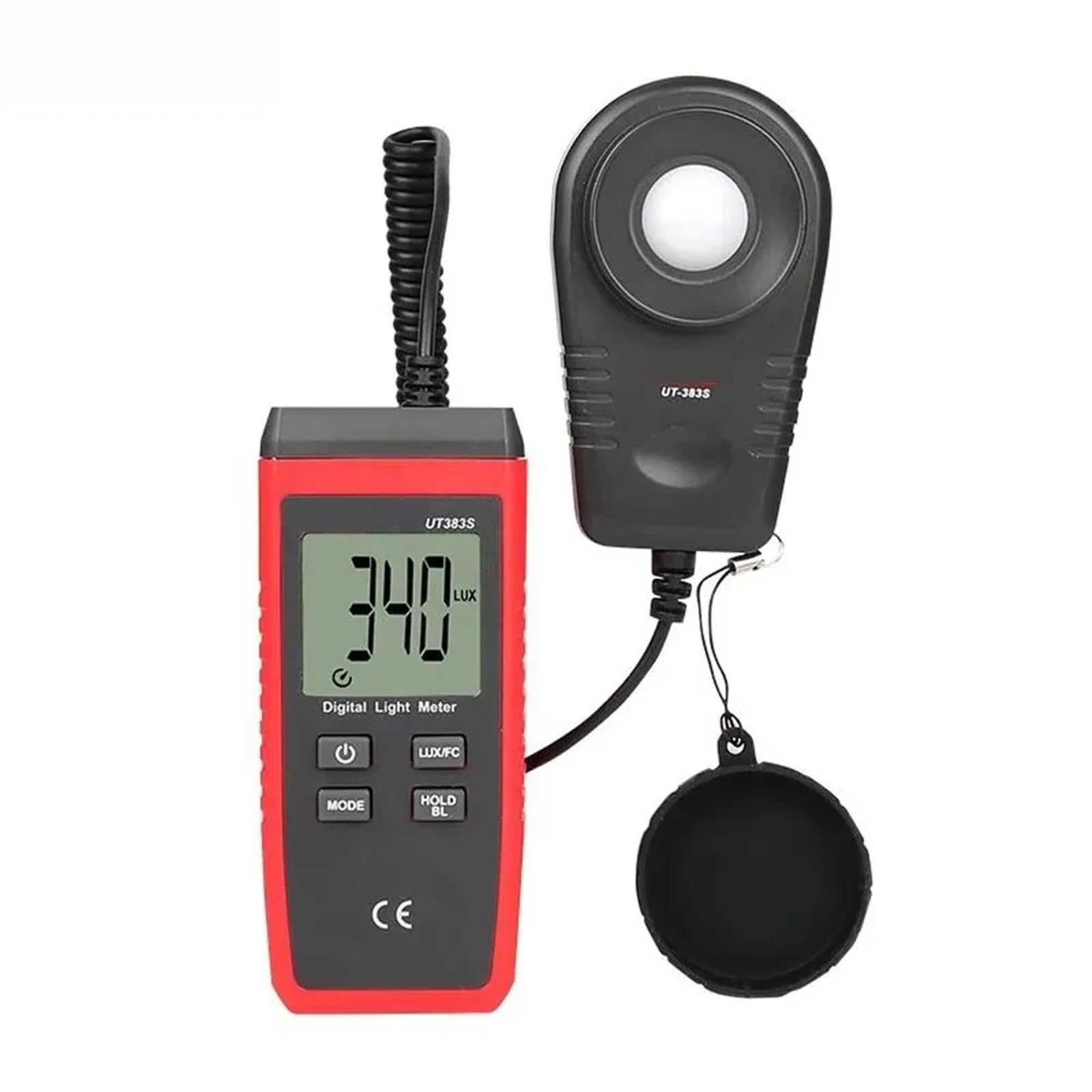 Luxómetro, Medidor de luz Luxómetro Digital 200.000 LUX Luminancia Lux Fc Prueba Max Min Iluminómetros Fotómetro profesional