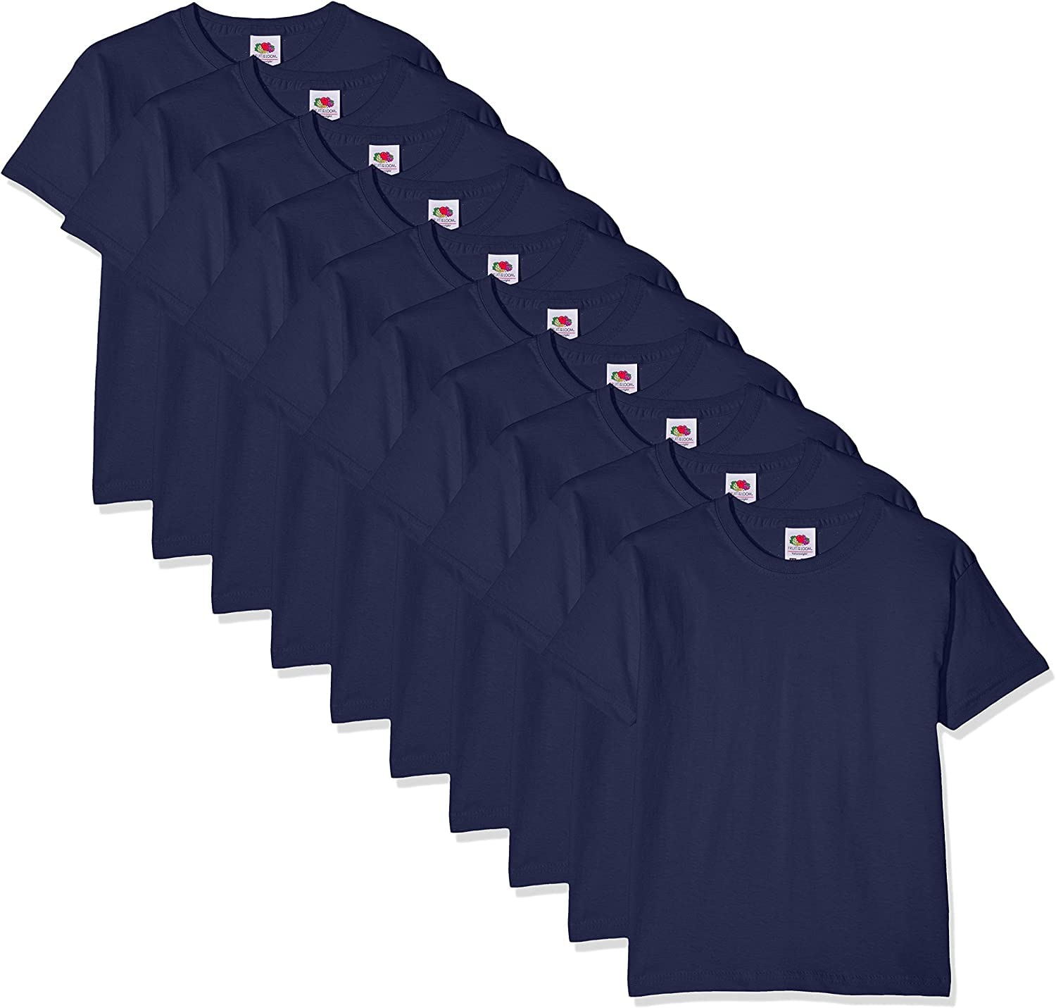 Fruit of the Loom T-Shirt (Pacco da 10) Bambini e Ragazzi