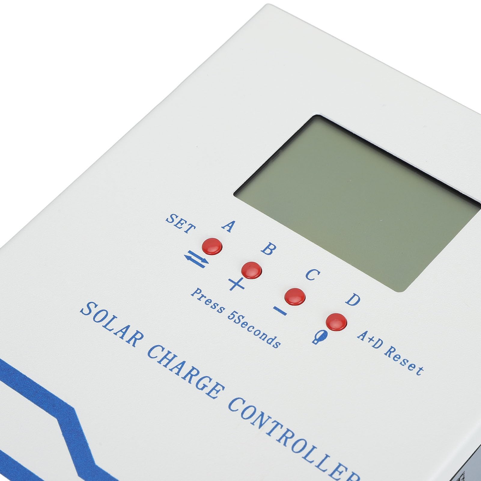Wakects Regolatore di Carica Solare 12V 24V 48V Regolatore Solare MPPT 60A Lega di Alluminio Retroilluminazione LCD Indicatore LED di Efficienza di Carica Al 99% per Domestico e Yacht