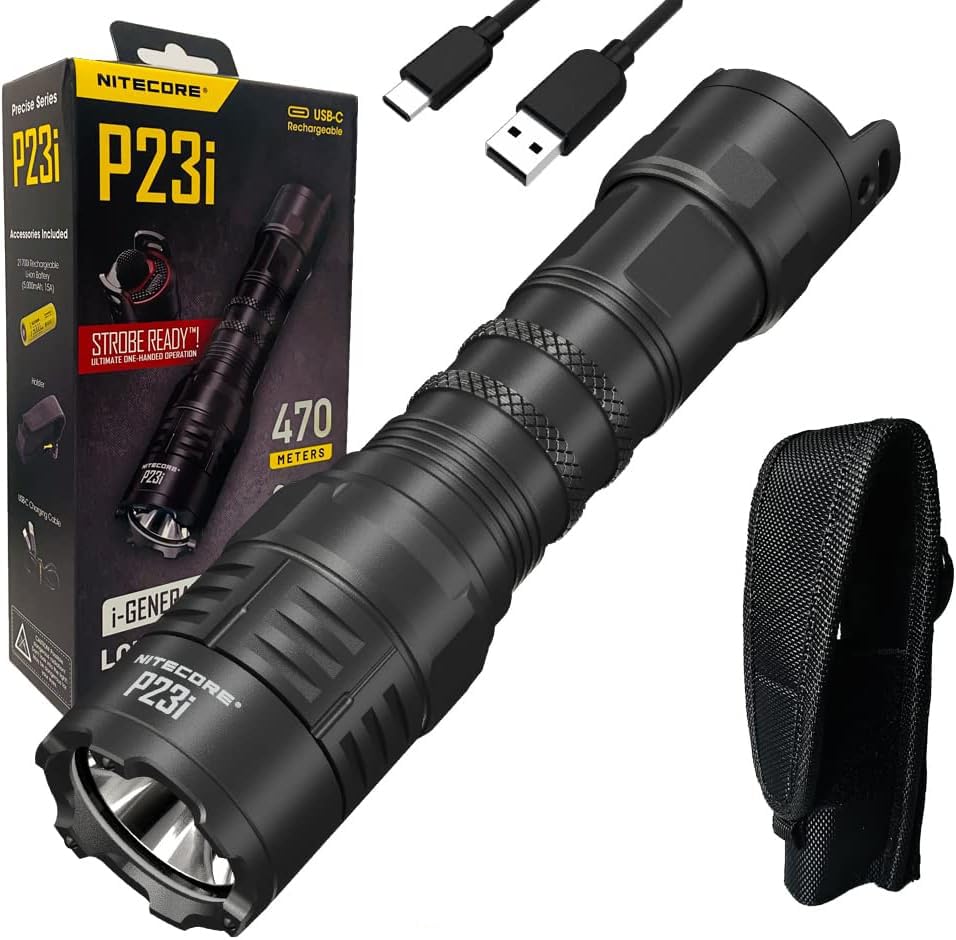 Amazon.co.jp: Nitecore P23i 長距離懐中電灯 - 3000ルーメン、512