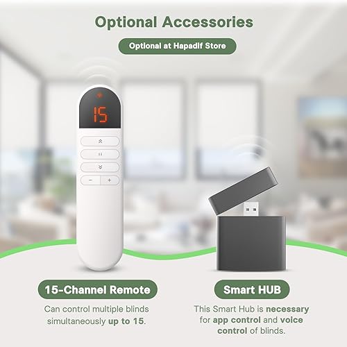 Miniatura 5 de Persianas enrollables motorizadas de tamaño personalizado, persianas inteligentes mejoradas con cenefa integrada para Widndows, persianas eléctricas