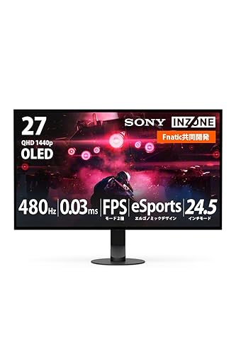 ���ˡ� �����ߥ󥰥�˥��� INZONE M10S SDM-27Q10S ALGS�������� QHD 27����� OLED��ǥ� 24.5������⡼����� Fnatic��Ʊ��ȯ �⥳��ȥ饹��/��ե�å���졼��480Hz ����®��0.03ms VESA�б�