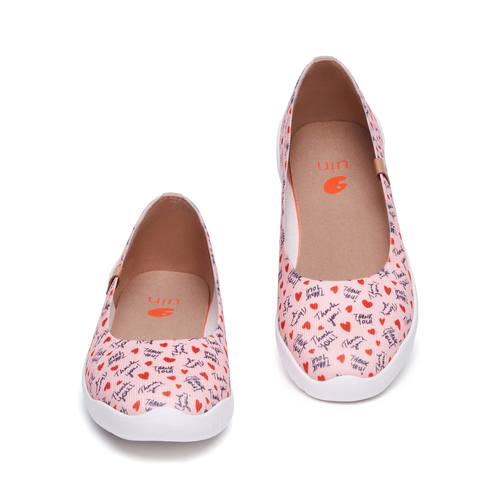 UIN Wandern Slip On Schuhe Damen Rot