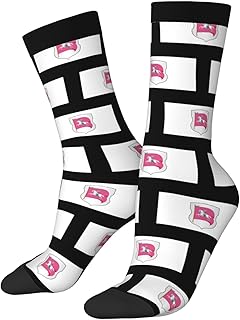 Sports Mid-Calf Socks Flag Of ReÄyca, Belarus Novelty Casual Cozy Dress Adult Funky Crew Socks For Women Men
