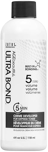 ULTRA BOND 5-Minute Creme Developer 5% Volume for Express Toners 4 Fl Oz
