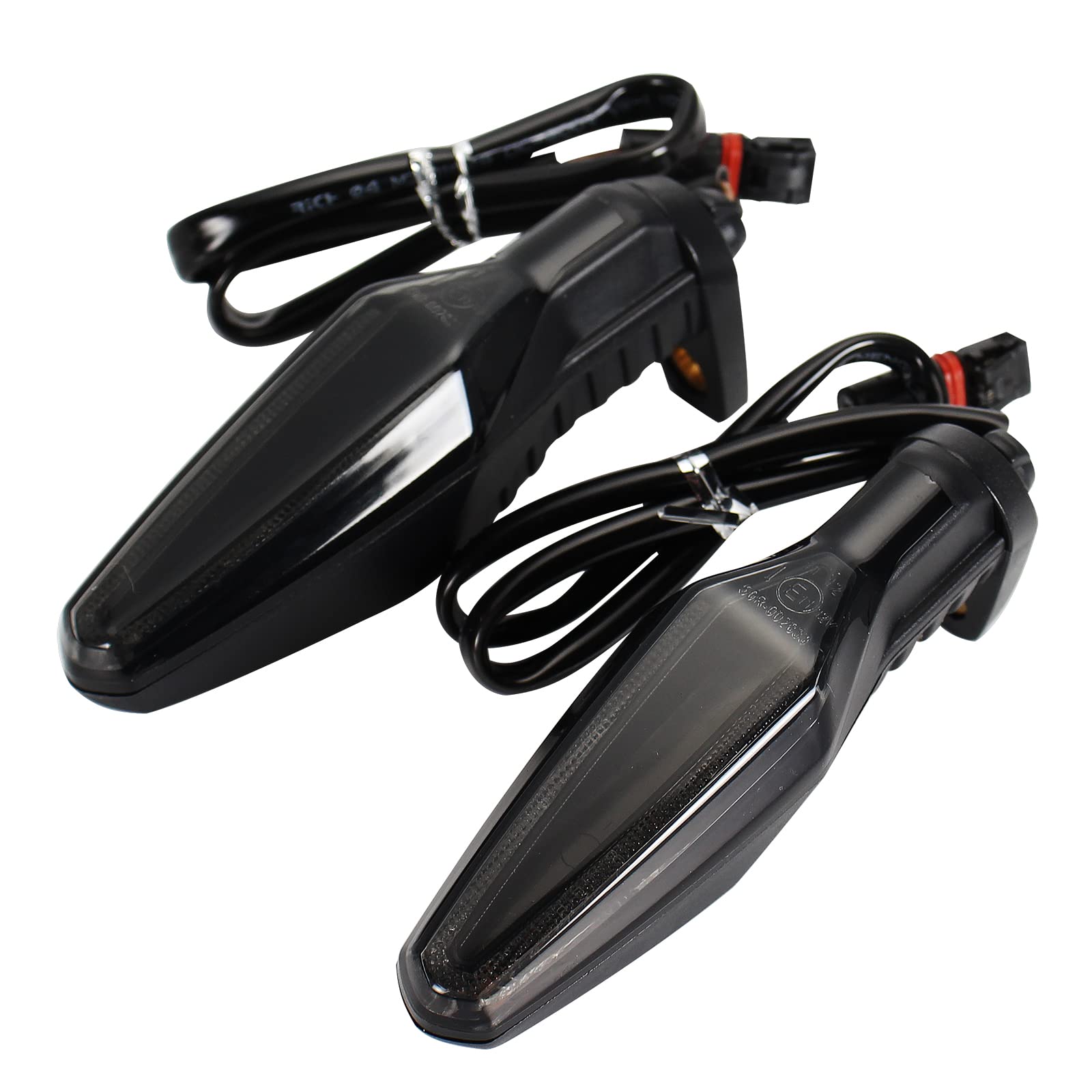 Motorrad Blinker,12V LED Mini Blinker Motorrad Zubehör Kompatibel mit BMW CE04 M1000RR S1000XR S1000RR R1200GS R1200R R1250R R1250RS G310GS F750GS F850GS R Nine T...2013-2022（Smoky）