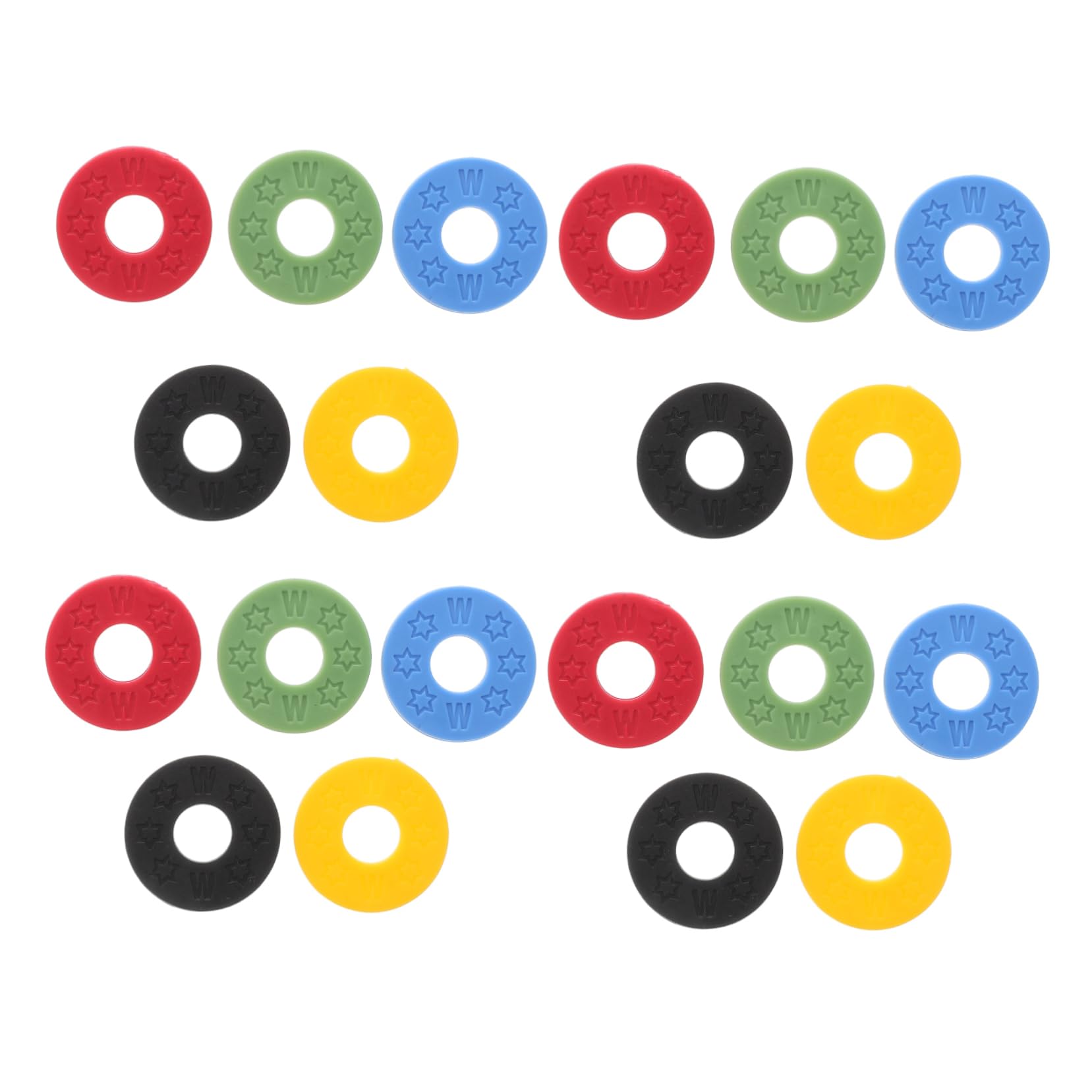 20Pcs Guitar Strap Locks with Pe Washers Drop Design for Electric Acoustic Guitars Easy Installation Guitar Accessories for Secure Playing Sessions