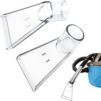 2PCS Swivel Head Carpet Cleaner Parts, 38mm Transparent Vacuum Nozzle Swivel Head, Wet Dry Vacuum Cleaner Water Nozzle