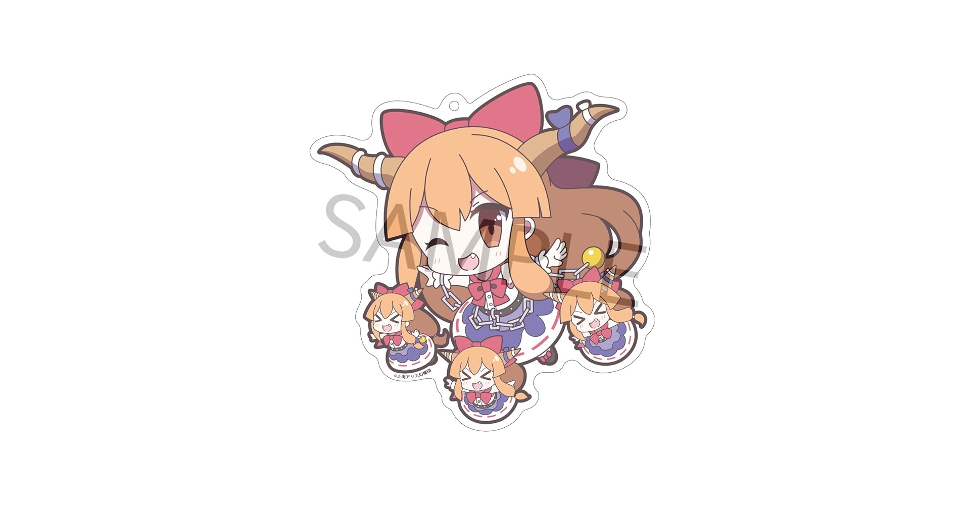 Amazon.co.jp: 東方プロジェクト アクリルキーホルダー ゆるっと