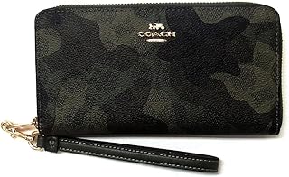 [コーチ] 財布 アウトレット カモ柄 ロング ジップ アラウンド ウォレット ストラップ付き CY237 IMXAI 並行輸入品
