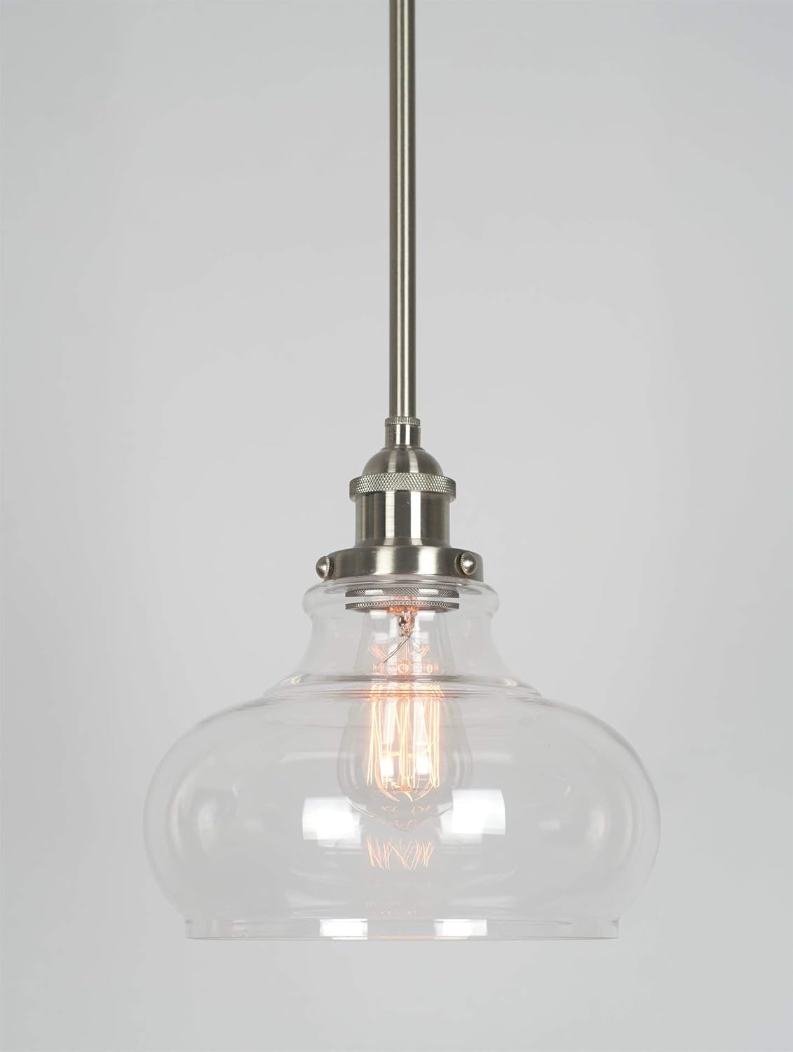 Exсluѕіvе Dіѕсоunt 🔥 Kira Home Harlow 9 Glass Shade, Clear Replacement Glass, 1.75 Fitter Size, 6 x 9, 1-Pack