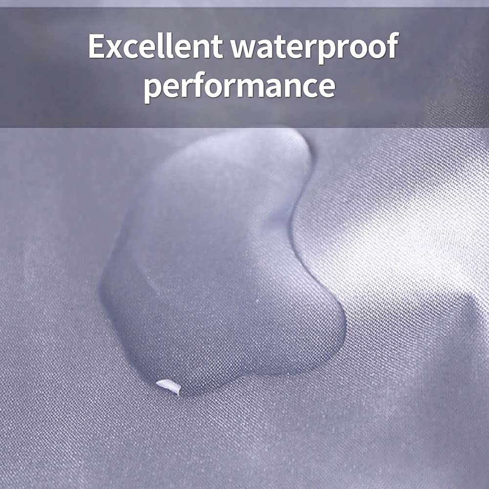 Cubierta de aire acondicionado 100 x 80 x 41 cm, resistente a la intemperie, protección UV, para unidad exterior