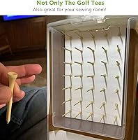 Vista 4 de 250 or 18 Pcs Professional Bamboo Golf Tees 2-3/4 Inch or 3-1/4 Inch - Stronger Than Wooden Golf Tee Biodegradable & Less Friction