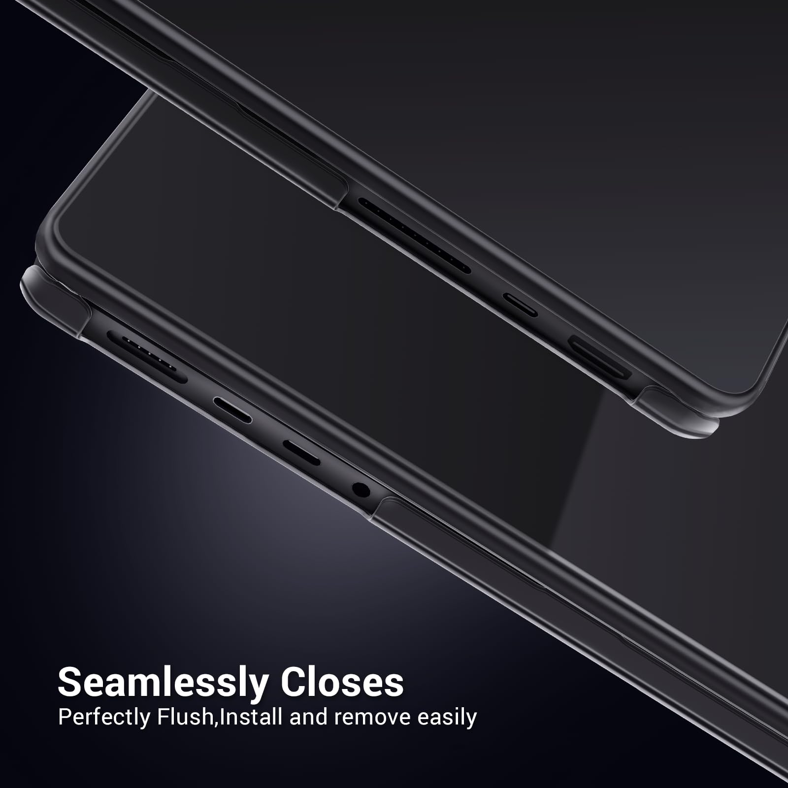 MOSISO Custodia Compatibile con MacBook Pro 16 Cover M5 M4 M3 M2 M1 2026 2025 2024 2023 2022 2021 A3429 A3428 A3403 A3186 A2991 A2780 A2485, Naturale Ultra-Sottile Case&Copritastiera, Nero Siderale
