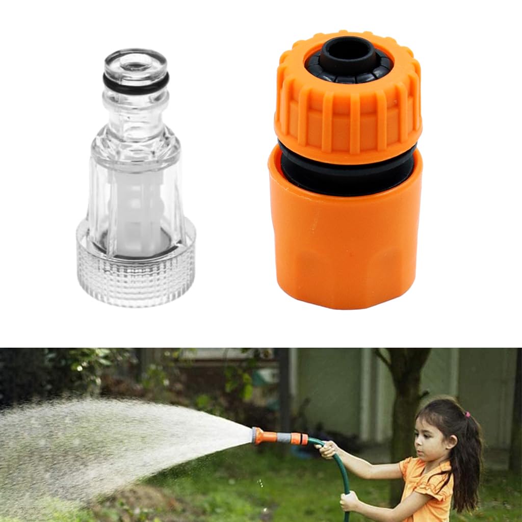 HASTHIP® Quick Connector for Pressure Washer Filter Connector Garden Hose Fitting Set Includes 3/4" Inlet Nozzle, Quick Connector Suitable for Ballorex, Starq, Gaocheng, JPT, Bosch, ResQtech (B0CFQNPDYV) Amazon Price History, Amazon Price Tracker