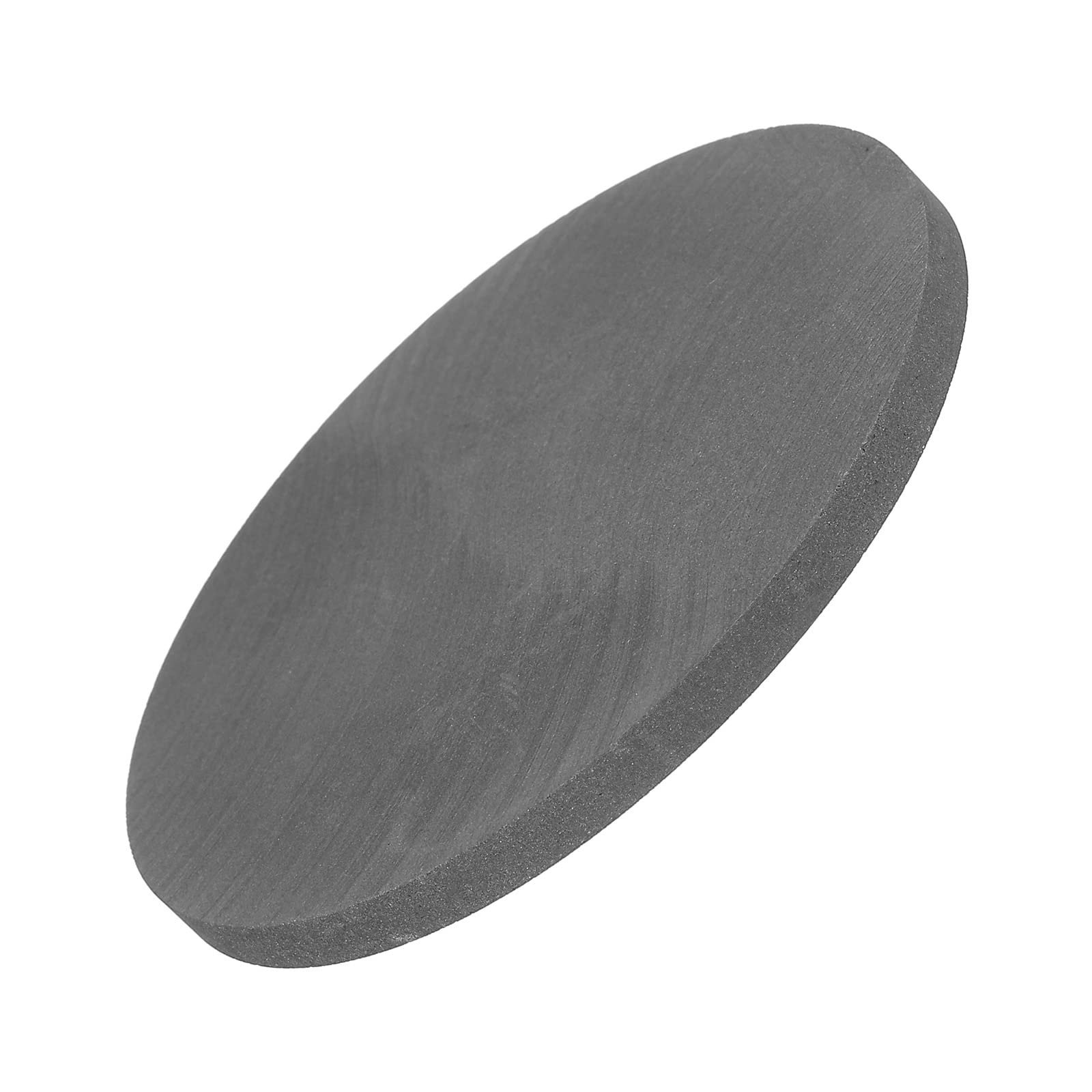 MECCANIXITY Round Graphite Block Disk Ingot High Purity Graphite Electrode Plate Sheet 80x5mm for Melting Casting, Electrolysis