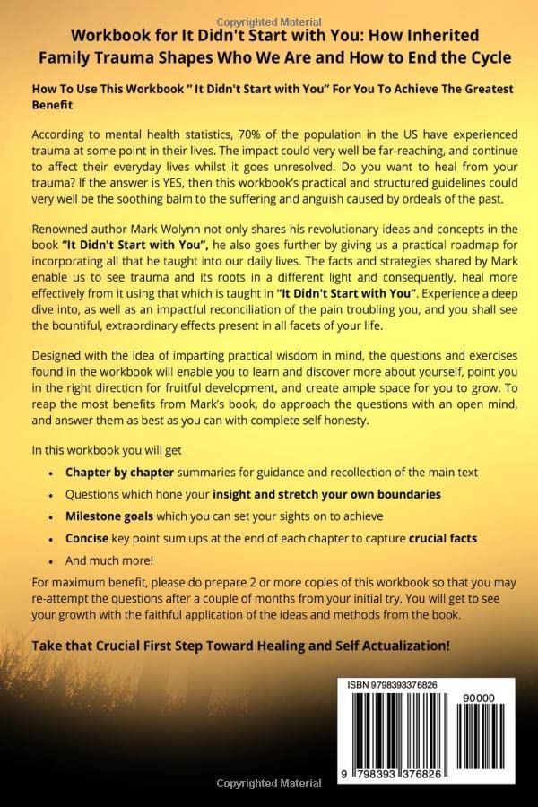 Miniatura 2 de Workbook For It Didn't Start with You A guide to Mark Wolynn's Book How Inherited Family Trauma Shapes Who We Are and How to End the Cycle