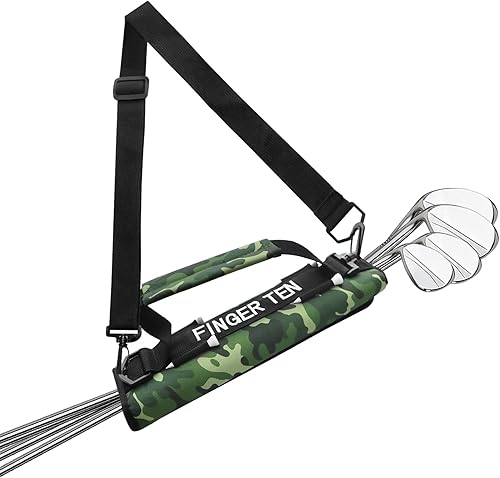 Miniatura 22 de FINGER TEN Bolsa para palos de golf, mini, ligera, para hombres, mujeres, mujeres, niños, con/sin bolsa de bola, portátil para campo de conducción