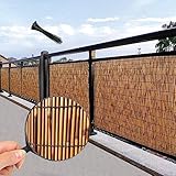Generisch Balkonzaun für Flechtzäune, wetterfest, für Pool, Pflanzenzaun, dekorativer Balkonzaun,...