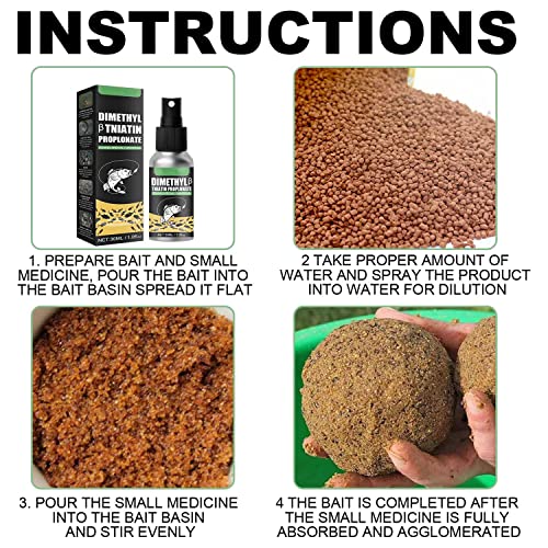 Fishing Attractants, 30G High Concentration Fish Bait Attractant From Live Baits, Fishing Bait Additive Liquid, Bait Food Attractant For Various Lures And Baits, Fish Lure Additive Spray #TOP4
