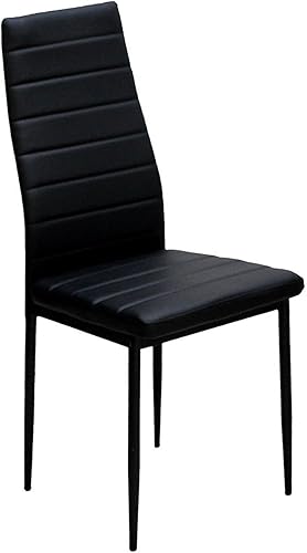 Miniatura 4 de IDS Home Juego de mesa y silla de comedor de cristal de 7 piezas para 6 muebles de cocina, comedor, marco de patas de metal resistente a la