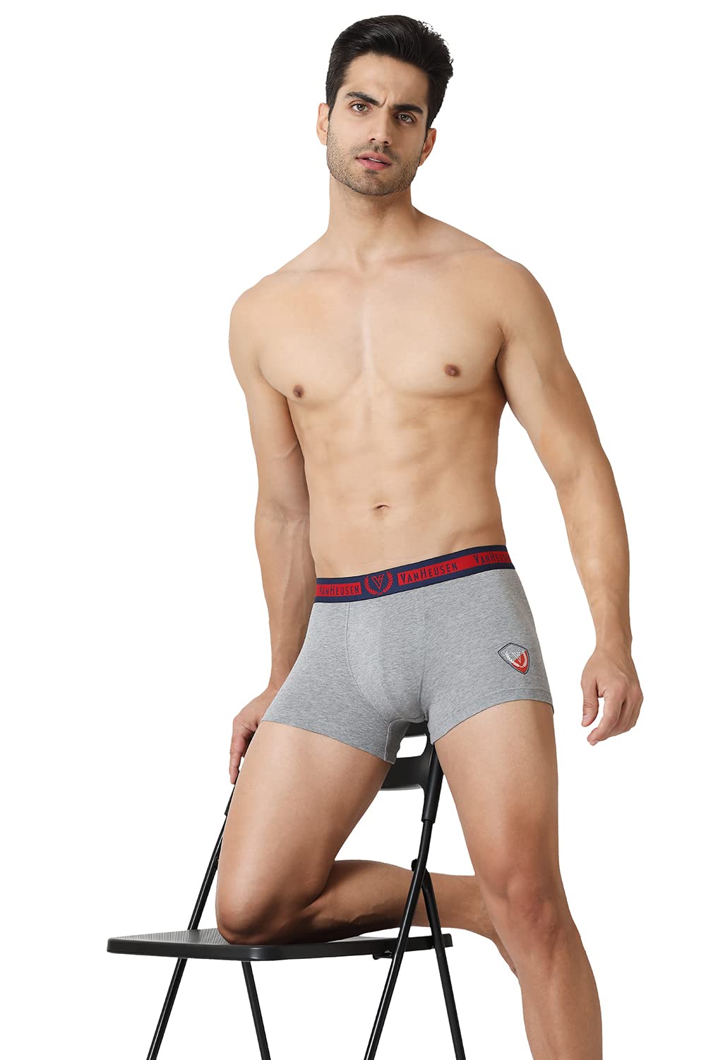 van heusen Men's Cotton Regular Fit Solid Trunks-picture-42