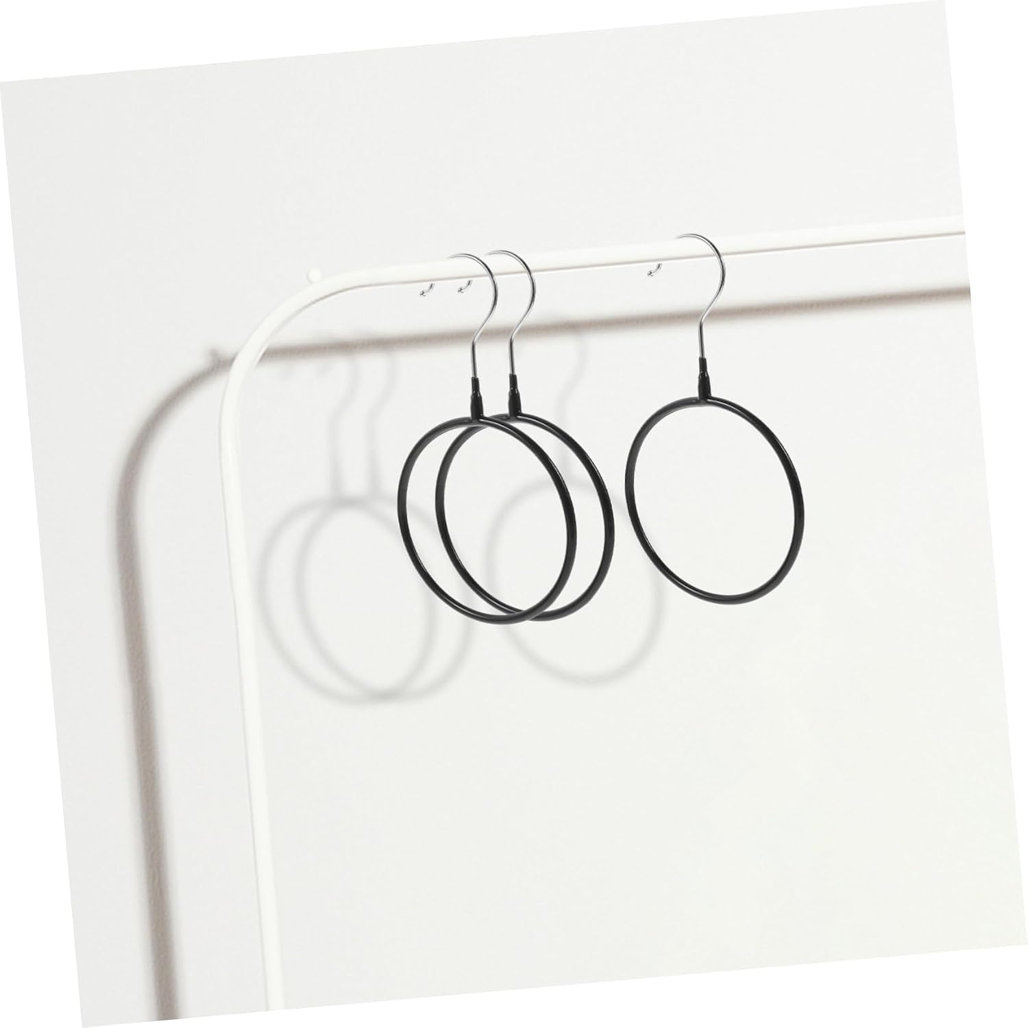 Levemolo 10pcs Slip Scarf Hangers Organizer Holder for Wardrobe Scarf Rack Belt Hangers