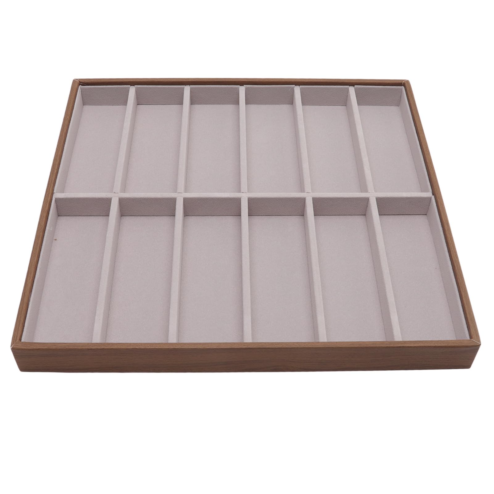 Greensen Boîte de Rangement pour Lunettes, Boîte à Lunettes avec Multi-Compartiments, étui à Lunettes de Soleil pour Plusieurs Lunettes, Intérieur en Velours, Boîte de Présentation de (12