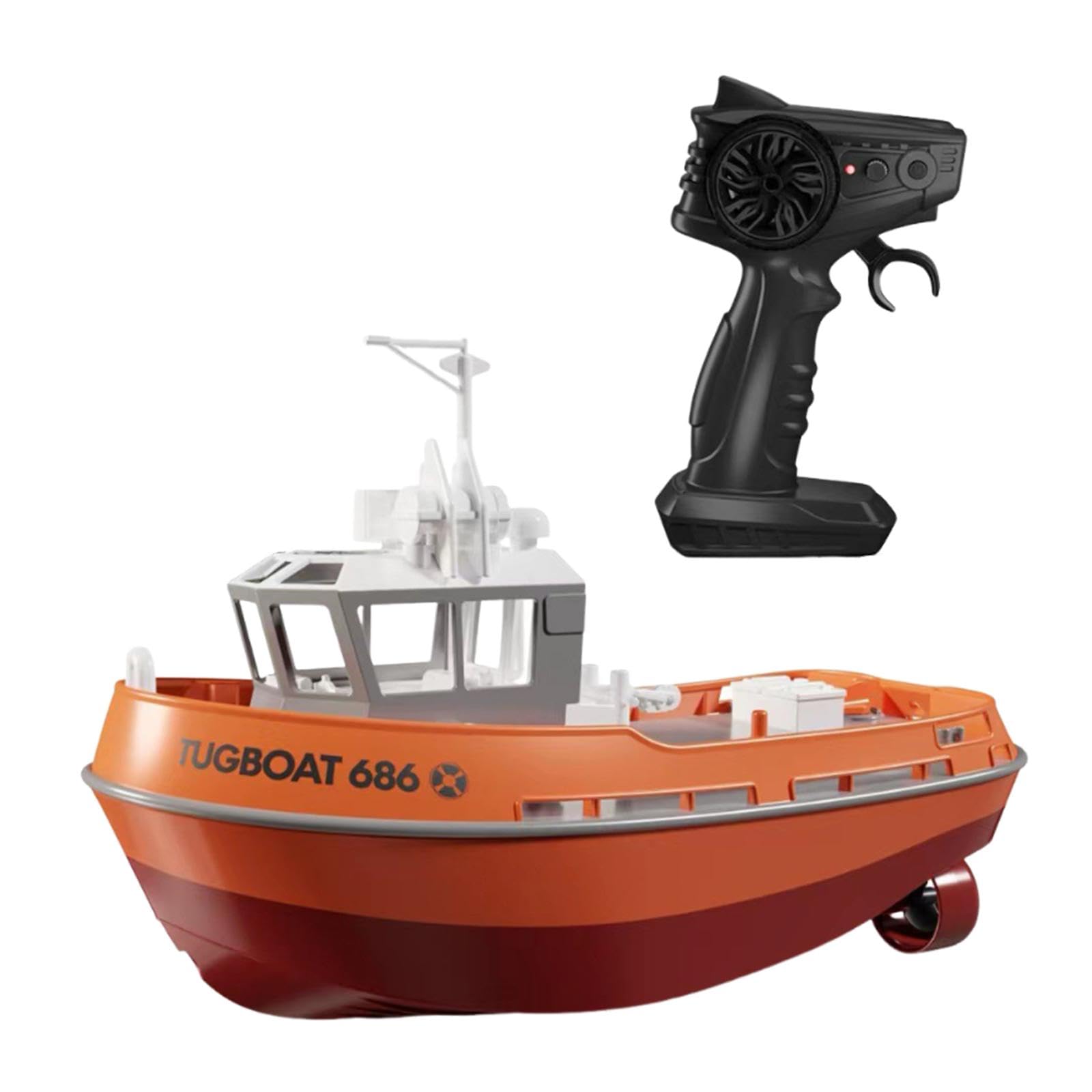 1/72 RC Schlepper mit Fernbedienung für Seen Und Flüsse, 15 Minuten von, Orange