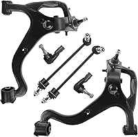 Vista 92 de Detroit Axle - Kit de suspensión delantera RWD para Chrysler 300 Dodge Challenger Charger Magnum, brazos de control superior con barras