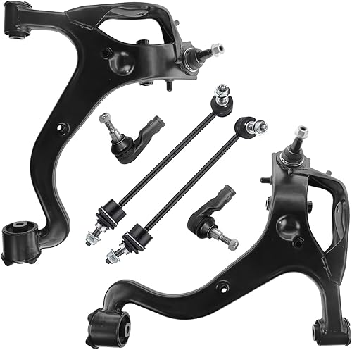 Miniatura 93 de Detroit Axle - Kit de brazos de control AWD para cargador Chrysler 300 Dodge Challenger Magnum, 2 brazos de control superiores delanteros con rótula