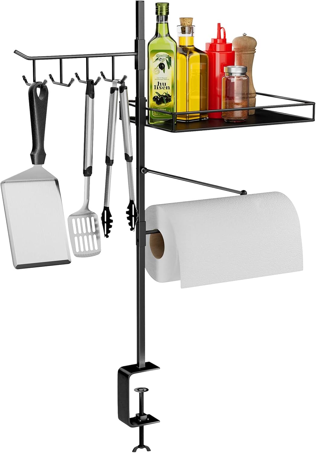HULISEN Grill Accessories Organizer, BBQ Caddy with Paper
