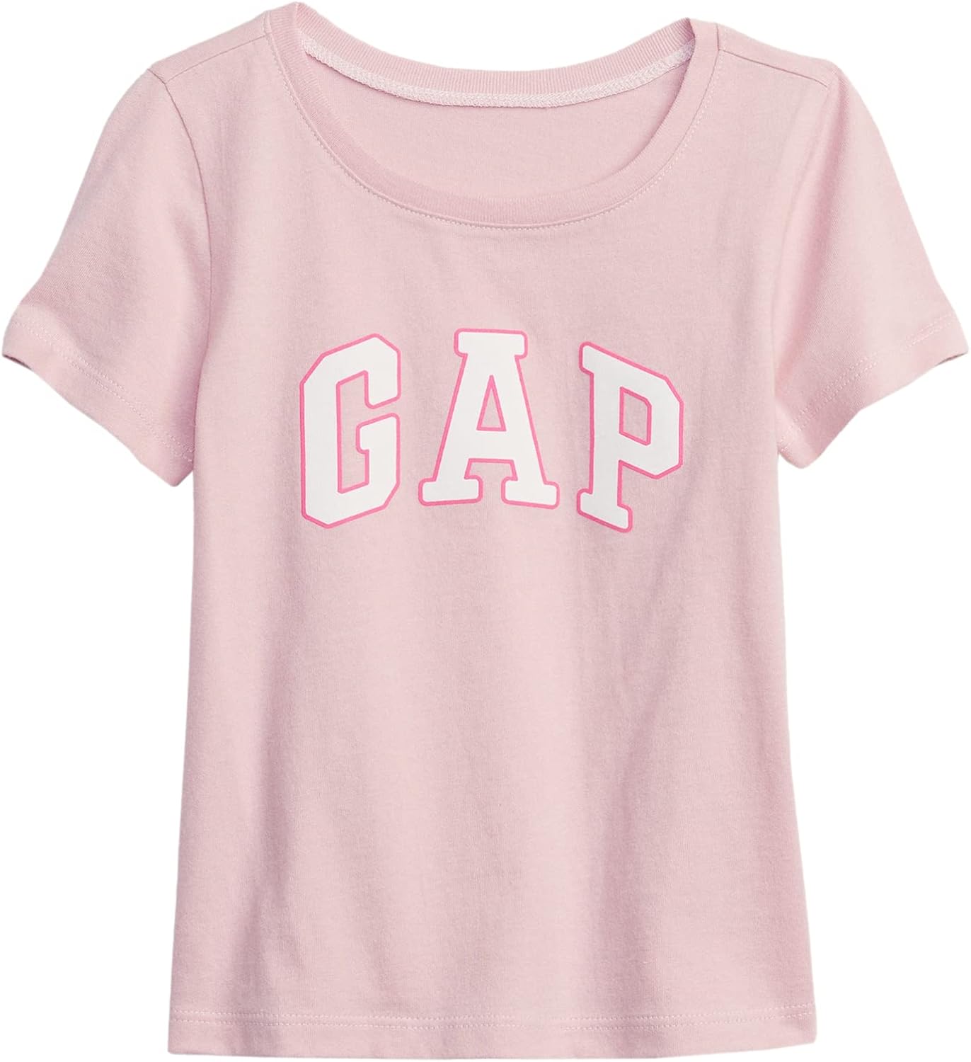 GAP Baby Girls Short Sleeve Logo TShirt T Shirt, Pure Pink, 36 Months US Clothing