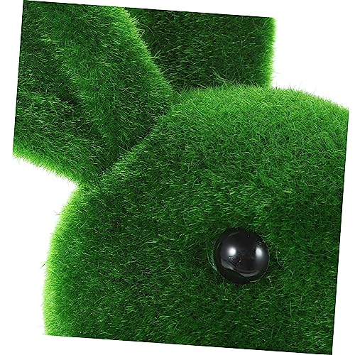 Lapin en mousse synthétique pour centres de table de Pâques rustiques x4