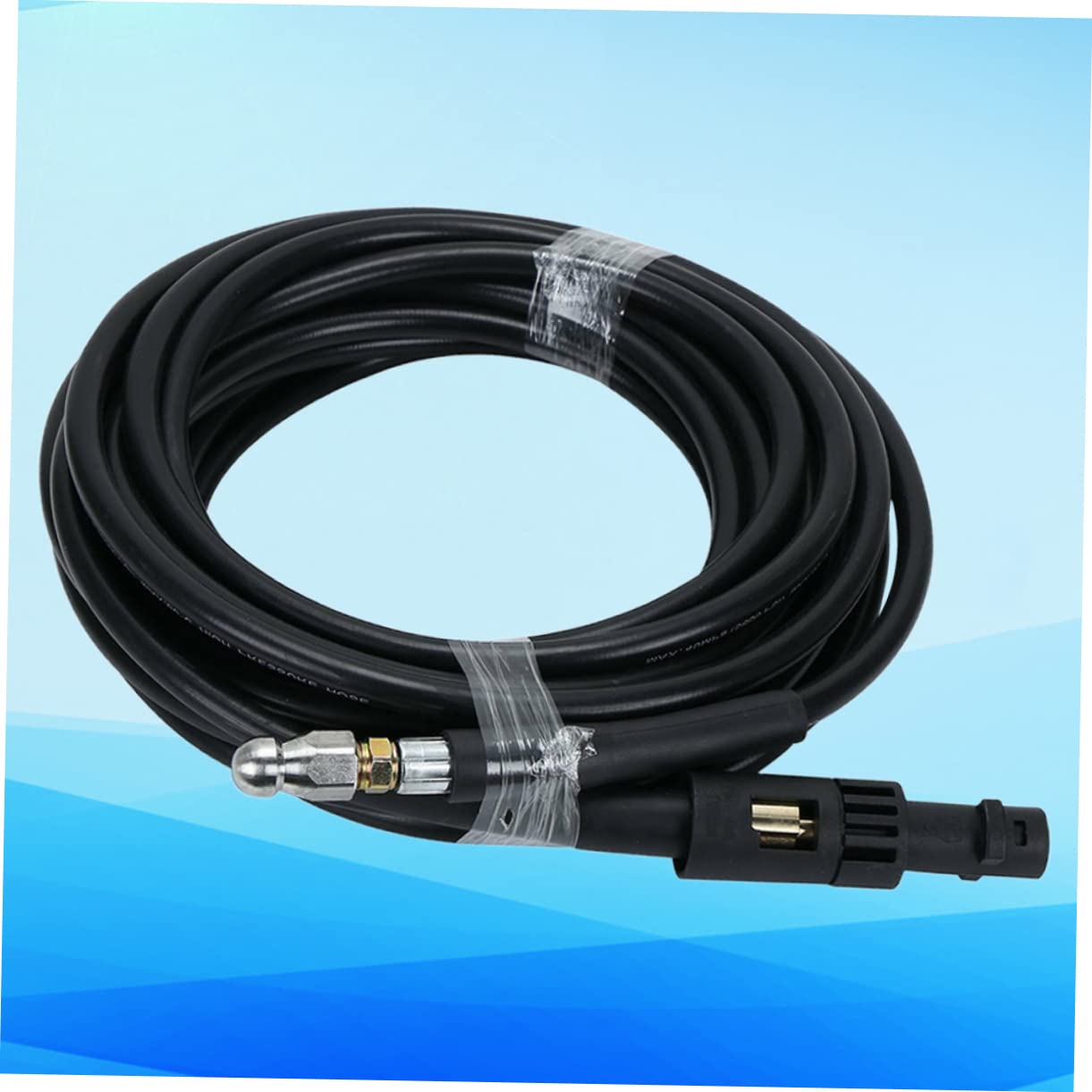HEMOTON 15m Tuyau Évacuation des Eaux Usées pour Nettoyage de Voiture de Long Outil de Nettoyage pour Tuyaux Évacuation Eau